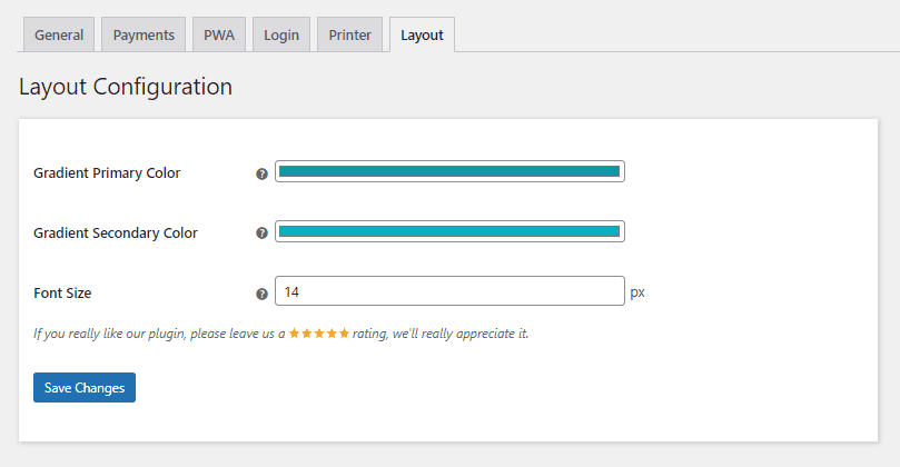 Layout Configuration