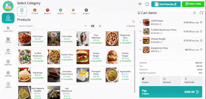 Updating Cart Products