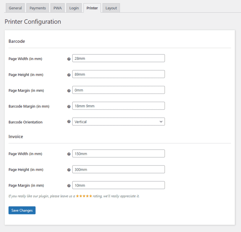 Printer Configuration