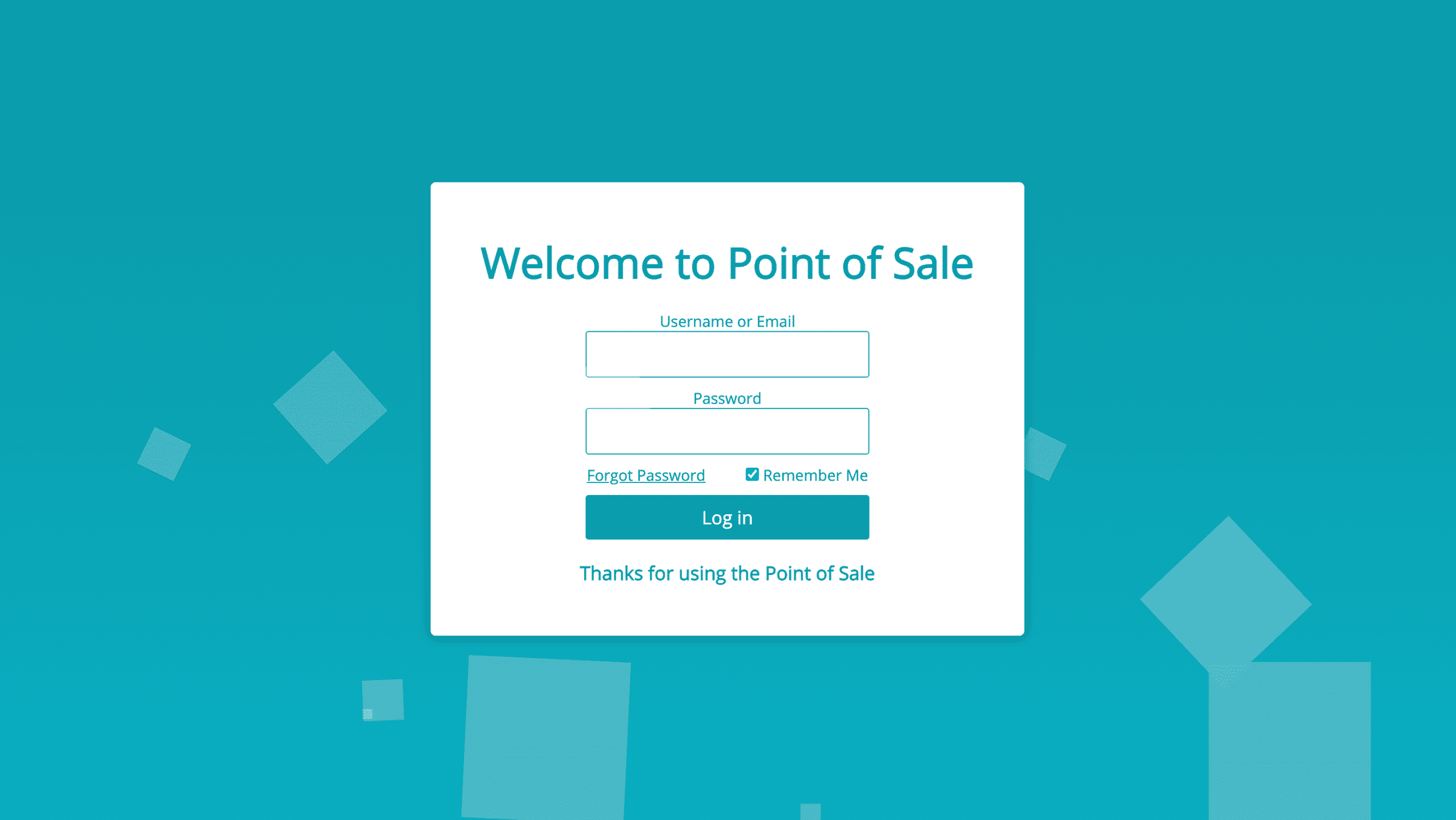 MultiPOS - Point of Sale for WooCommerce Login Screen