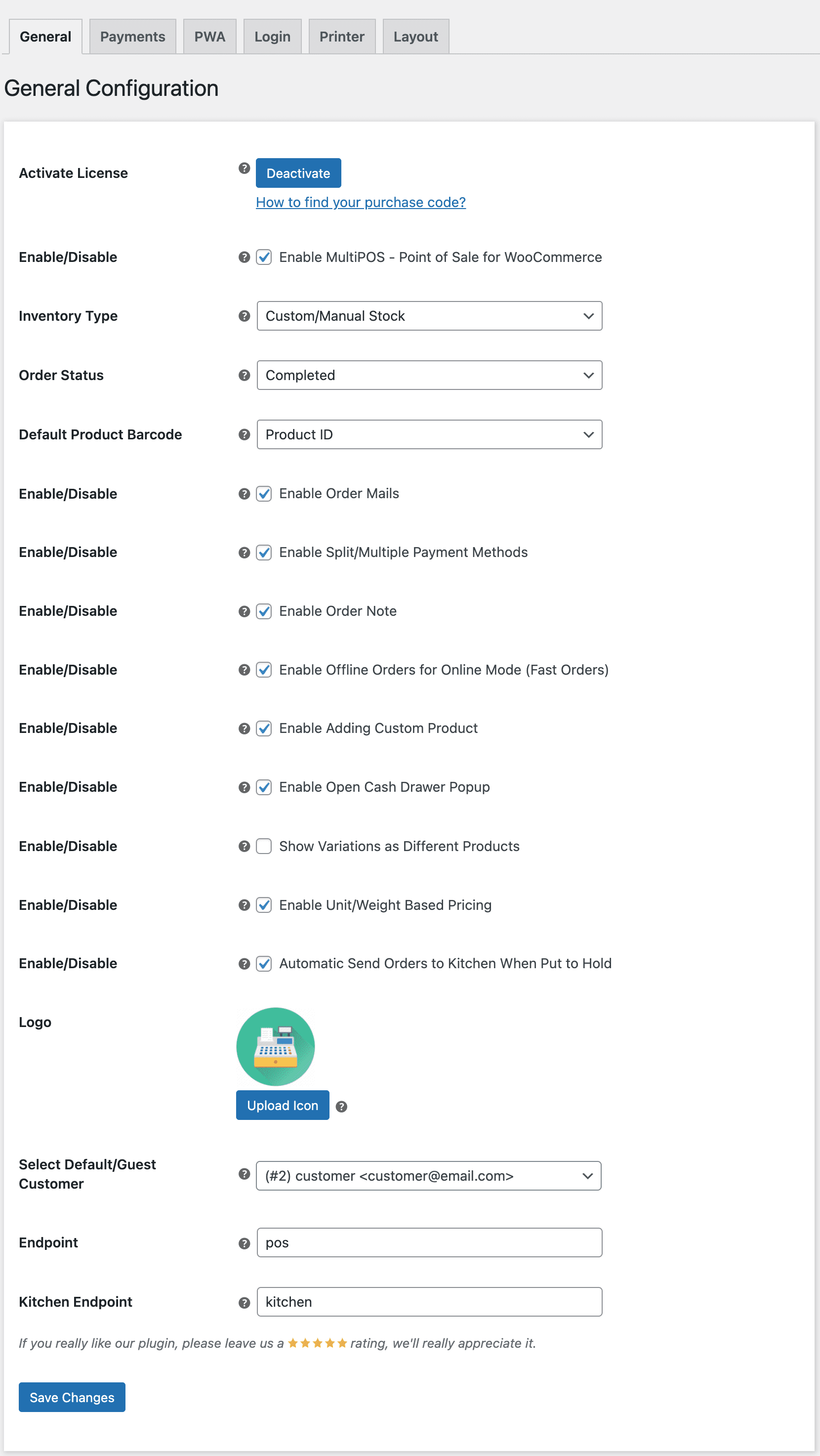 General Configuration